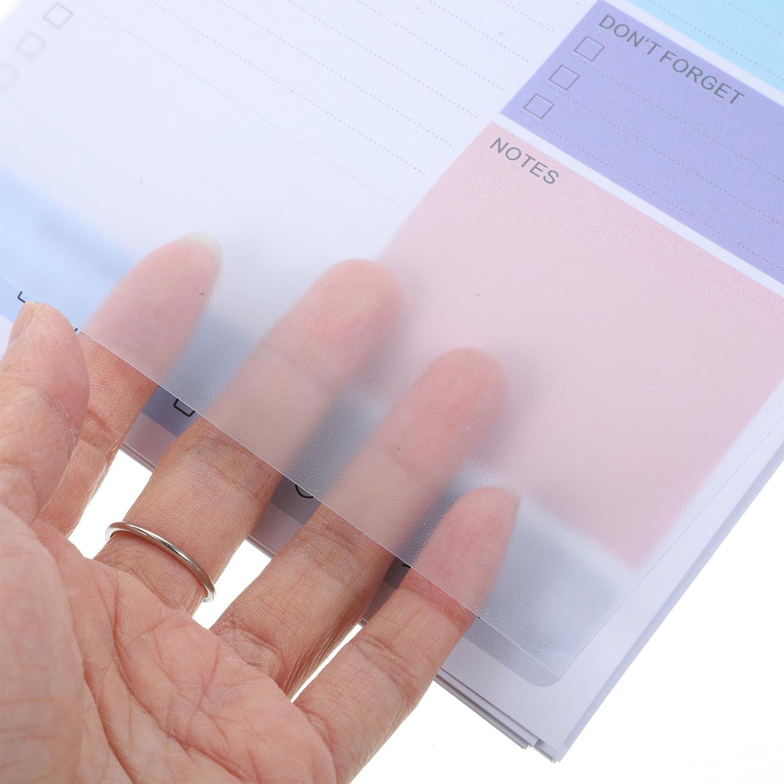 Meal Prep Grocery List - A5 Daily Planner Notepad Tear Portable