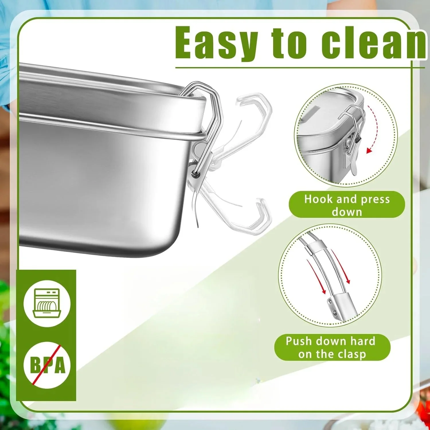 Stainless Steel Lunch Box for  - Meal Prep Recipes avis et prix