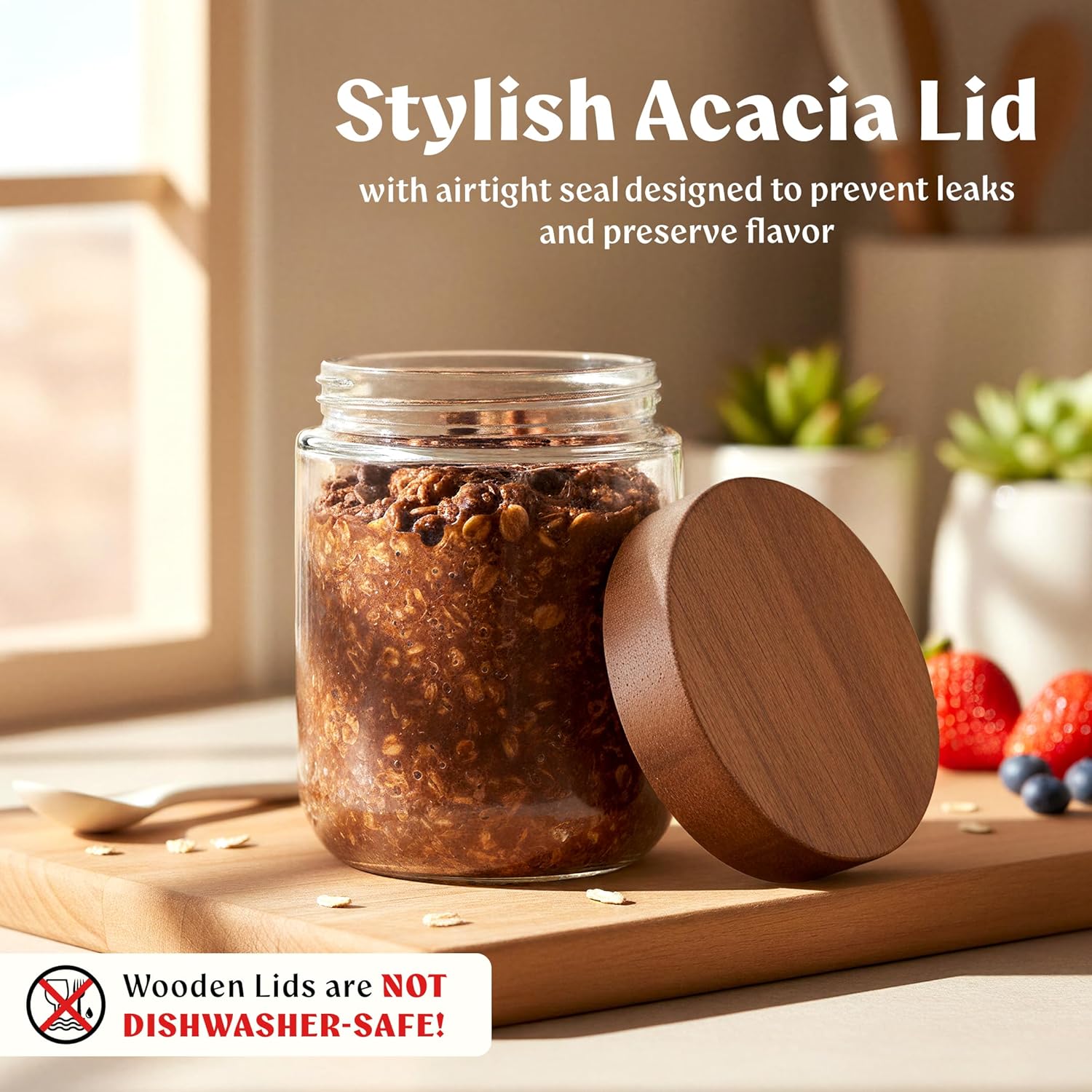 Overnight Oats Containers with - Meal Prep Jars With Lids avis et prix
