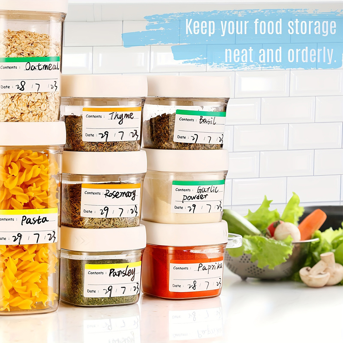 100Pcs Freezer Labels Easy Pee - Meal Prep Easy avis et prix