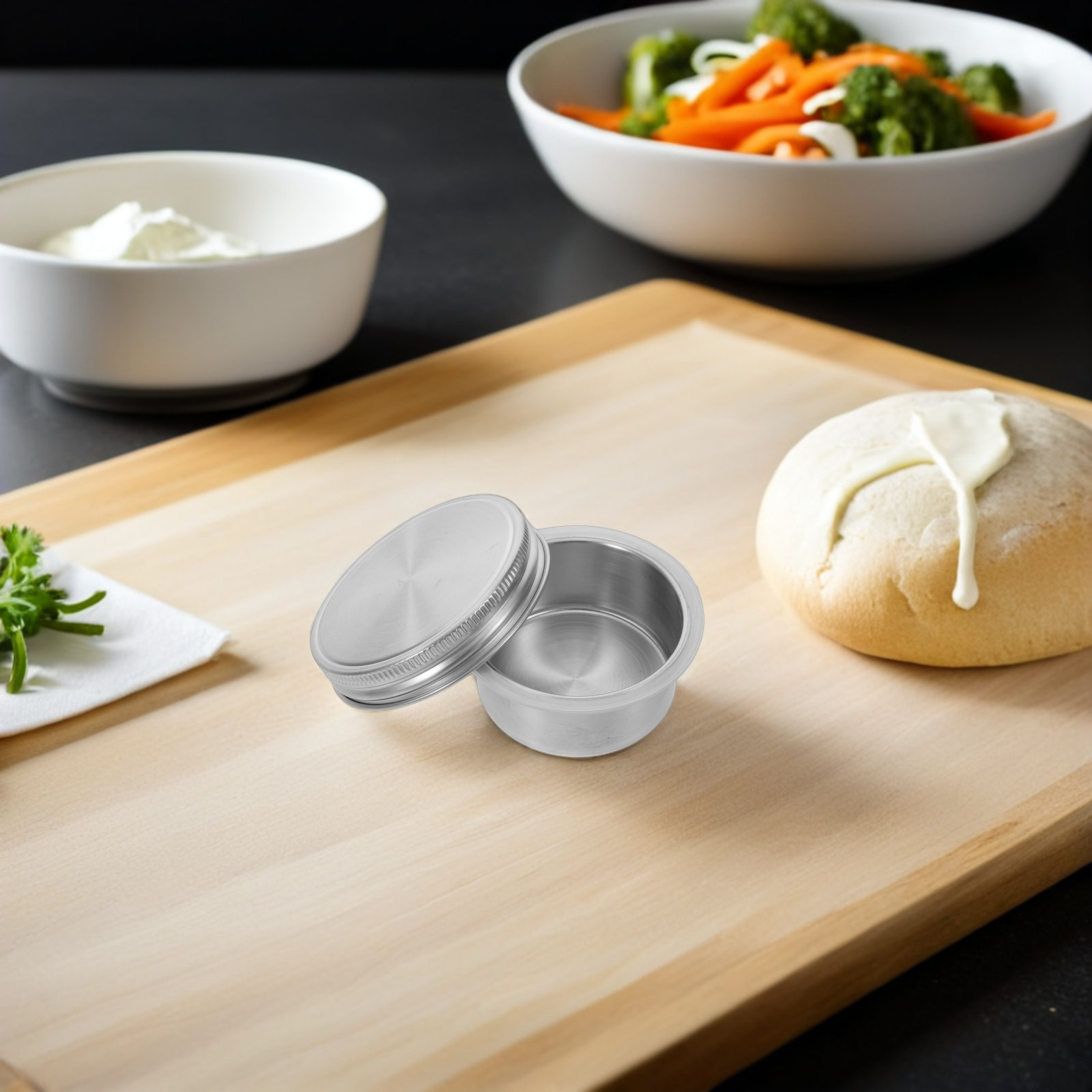 Mason Jar Divider Cup Insert w - Meal Prep Jars With Lids avis et prix