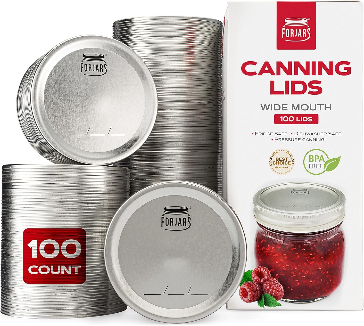 - Wide Mouth Canning Lids, 100 - Meal Prep Jars With Lids avis et prix