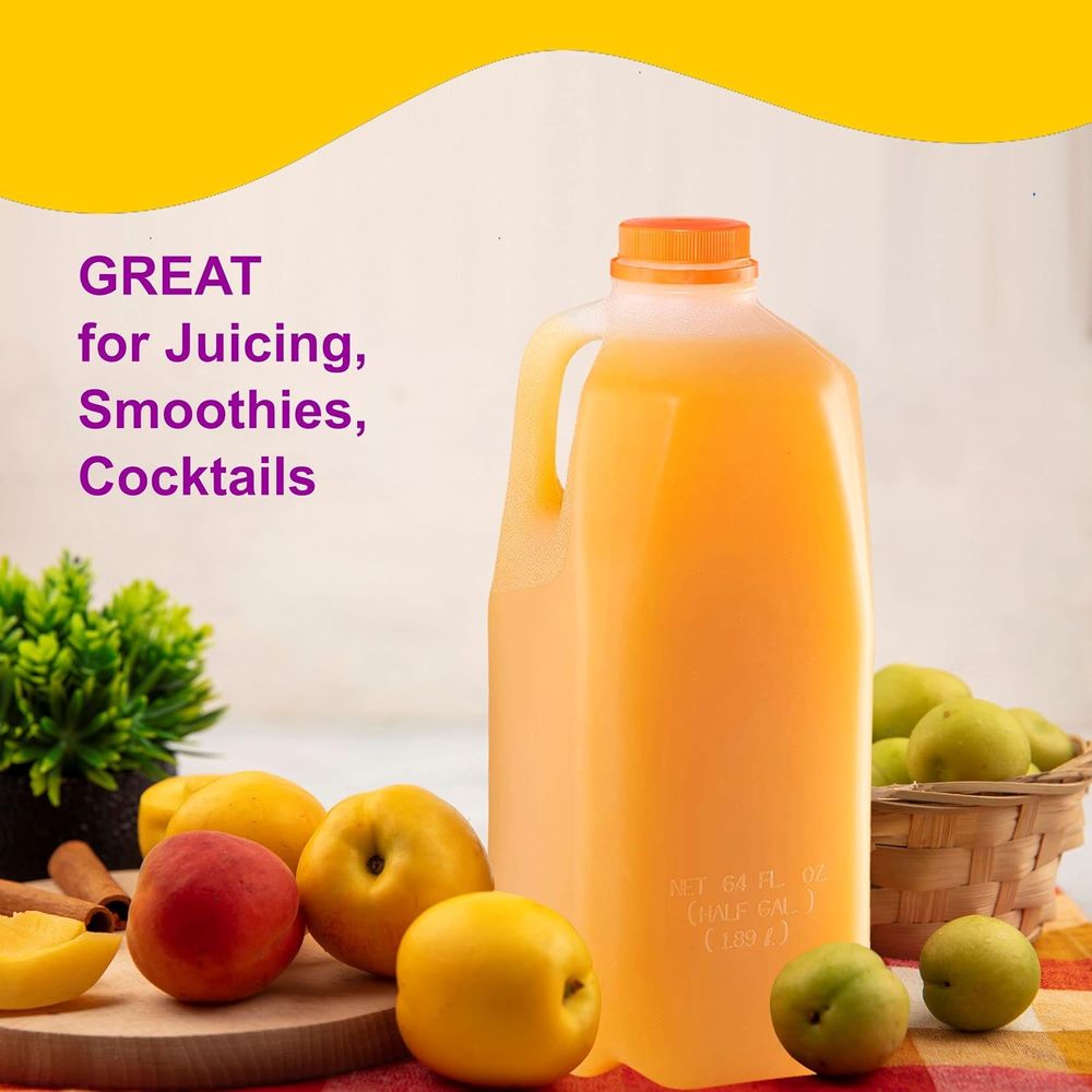 64 oz Tamper-Evident Plastic J - Meal Prep Juice Bottles avis et prix