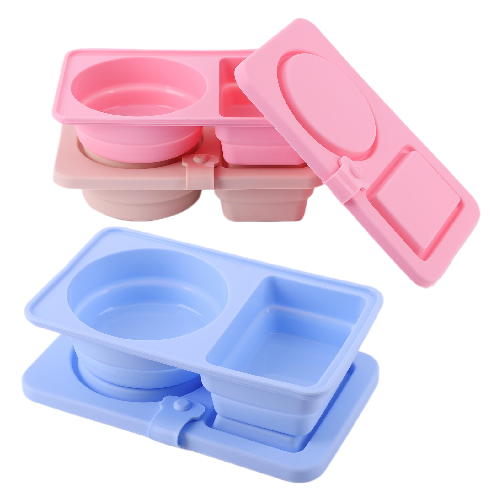 3Pcs Multi-Function 2 Grid Con - Meal Prep Jars With Lids avis et prix