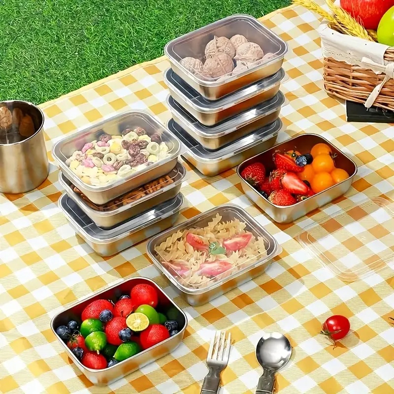 5-Piece Stainless Steel Food S - Meal Prep Recipes avis et prix