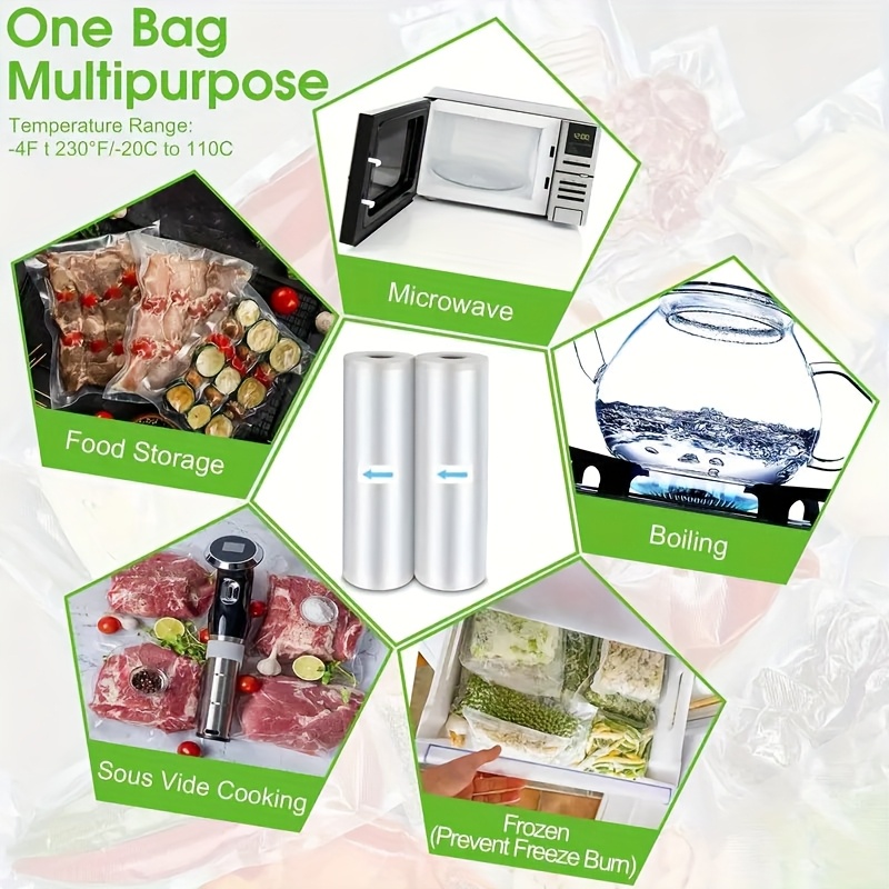 3m/roll vacuum seal bags - dur - Meal Prep Easy avis et prix