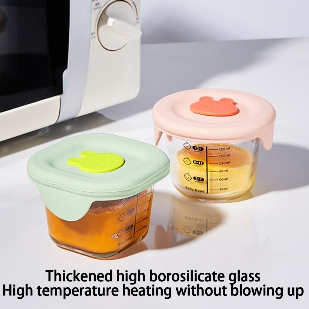 4 PCS Mini Glass Bowl with Sil - Meal Prep Recipes avis et prix