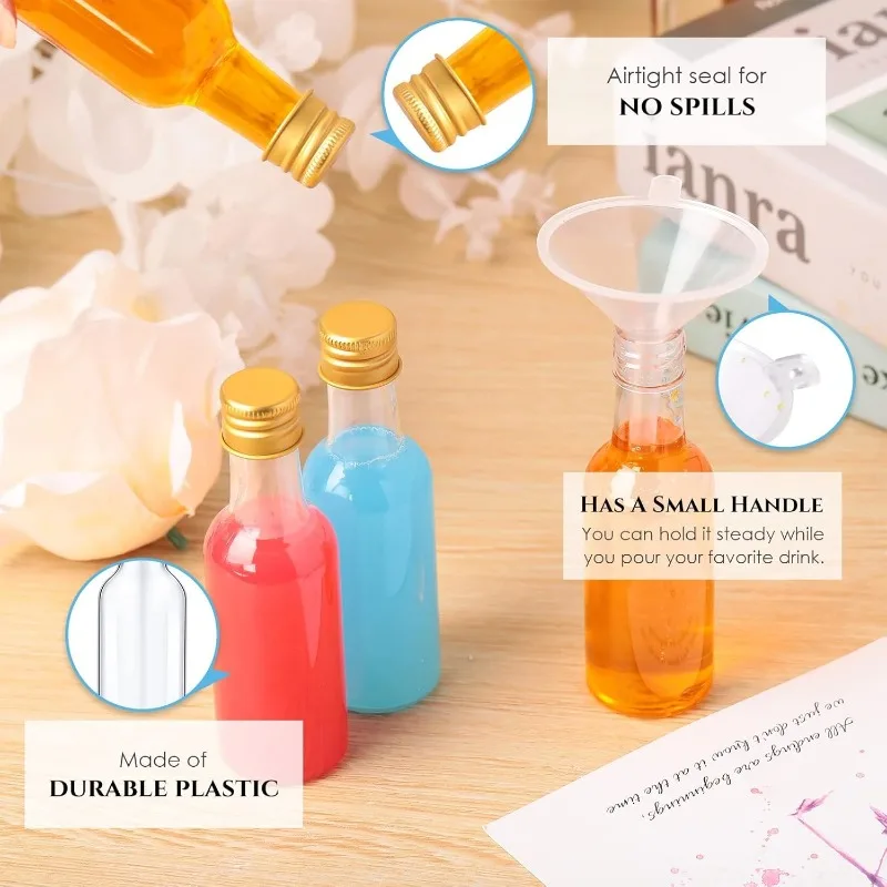 Mini Plastic Wine Bottle Suit  - Meal Prep Juice Bottles avis et prix