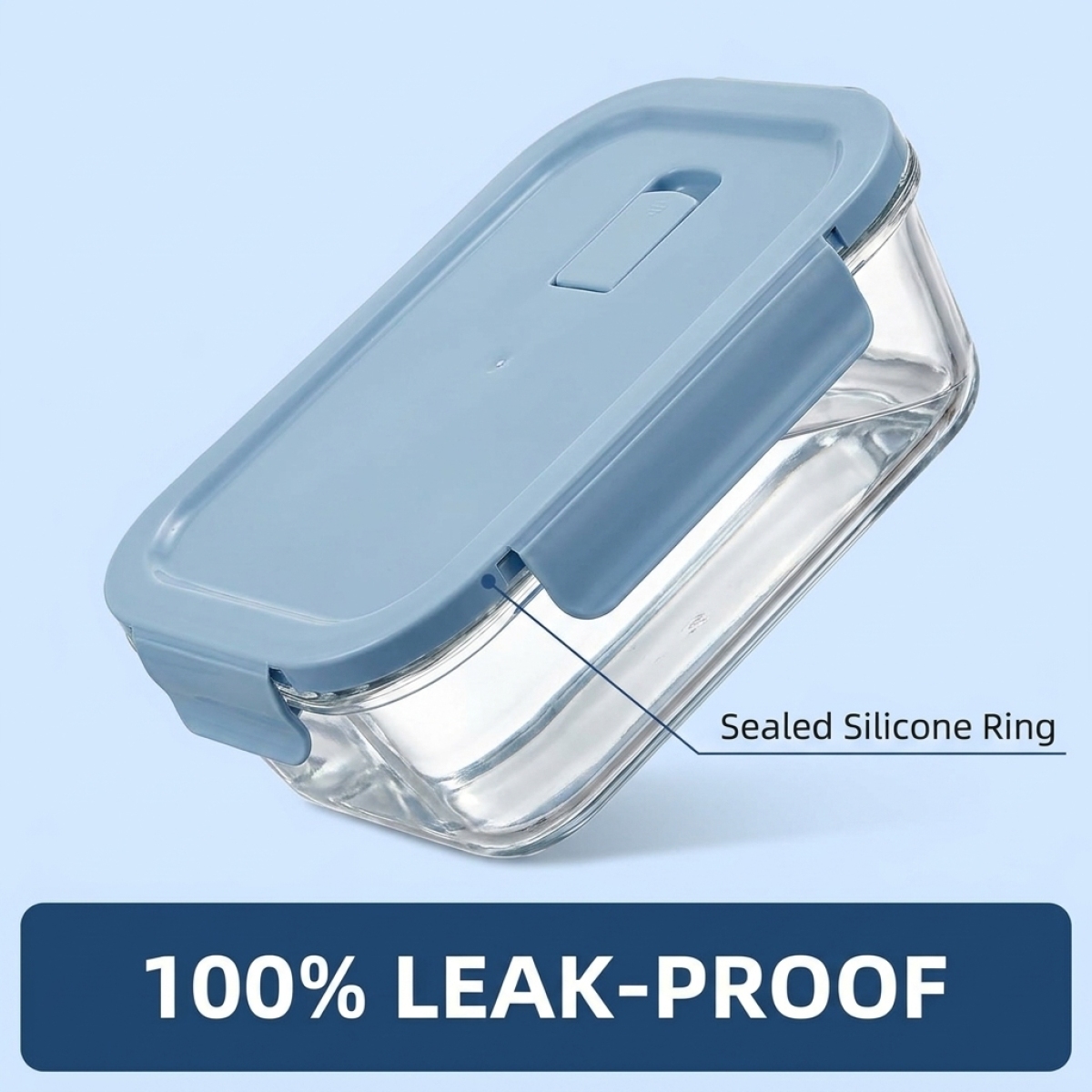 Sky Blue Glass Food Storage Co - Meal Prep Container avis et prix