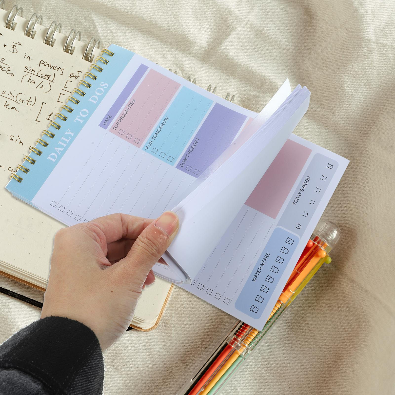 A5 Daily Planner Notepad Tear  - Meal Prep Grocery List avis et prix