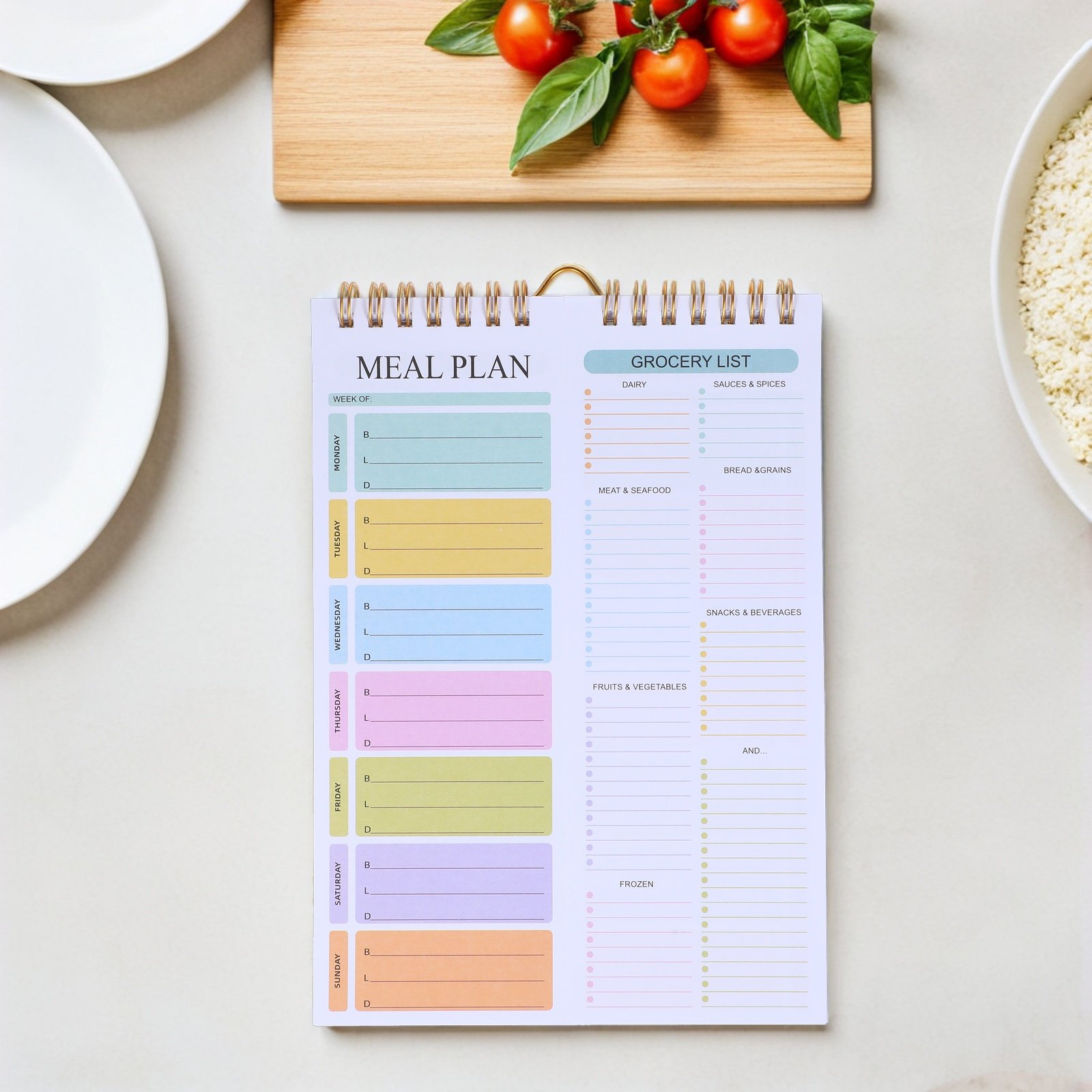 Weekly Meal Planner Notebook A - Meal Prep Grocery List avis et prix
