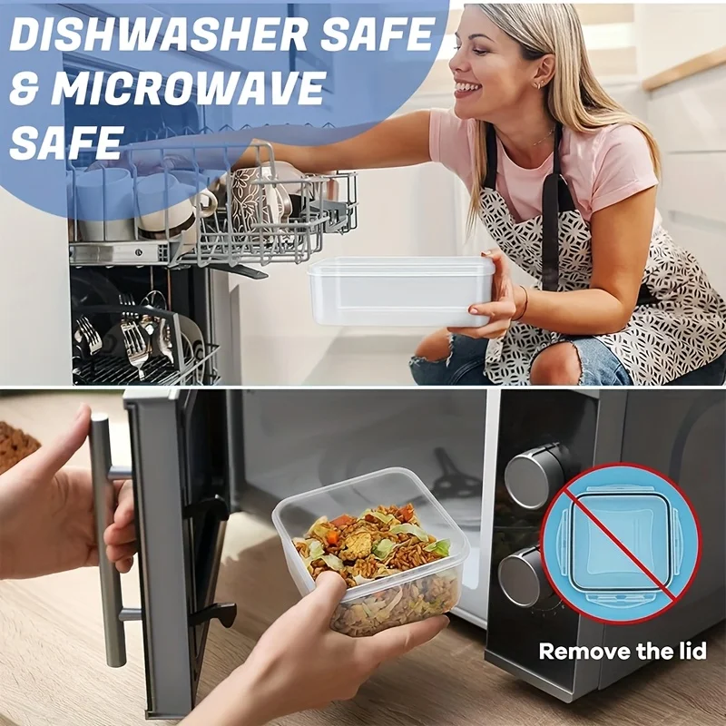 48-Piece Leakproof Food Storag - Meal Prep Recipes avis et prix
