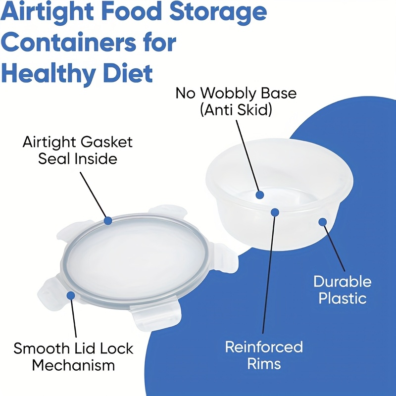 48-Piece Leakproof Food Storag - Meal Prep Recipes avis et prix