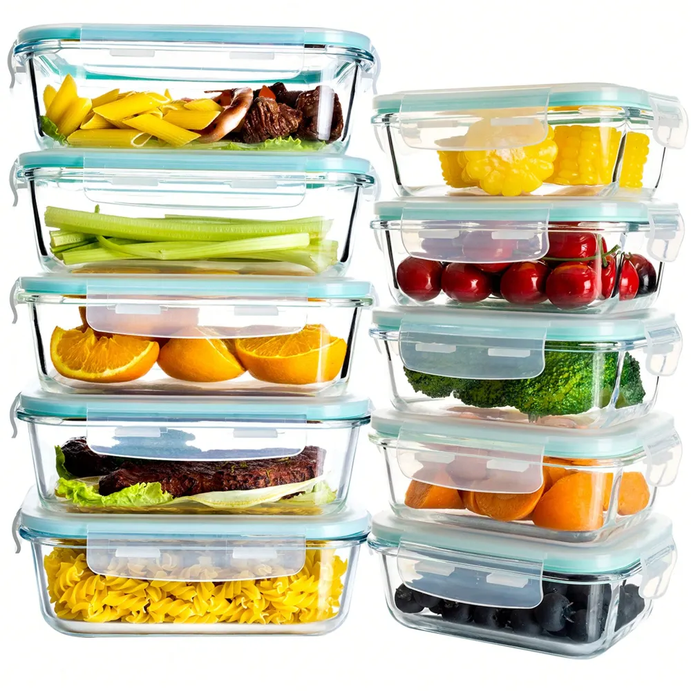 Pieces Glass Meal Prep Contain - Meal Prep Container avis et prix