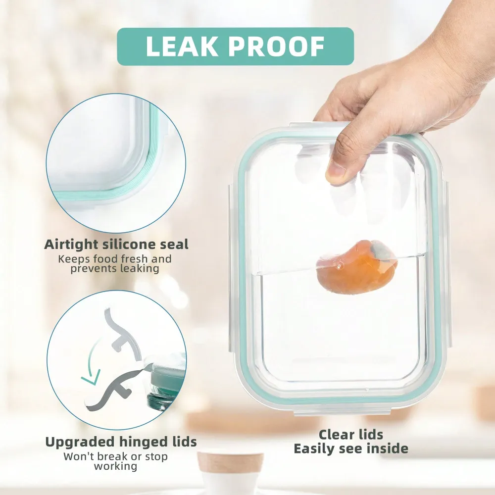Pieces Glass Meal Prep Contain - Meal Prep Container avis et prix