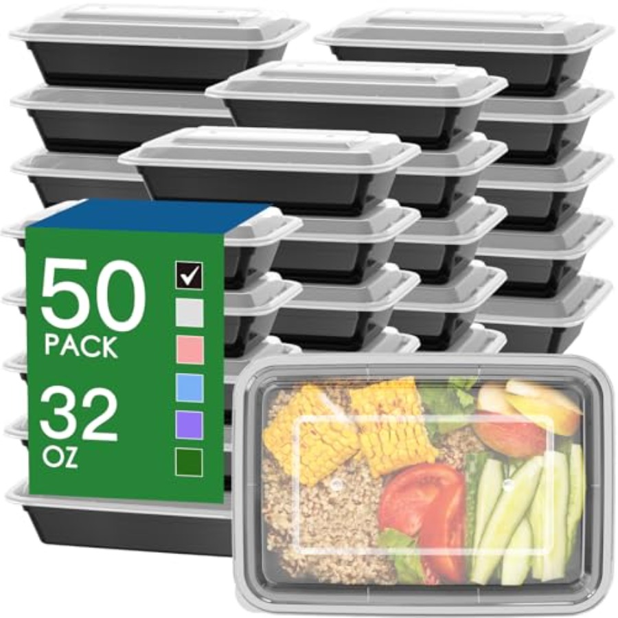 50 Pack 100-Piece 32 oz Meal P - Meal Prep Easy avis et prix