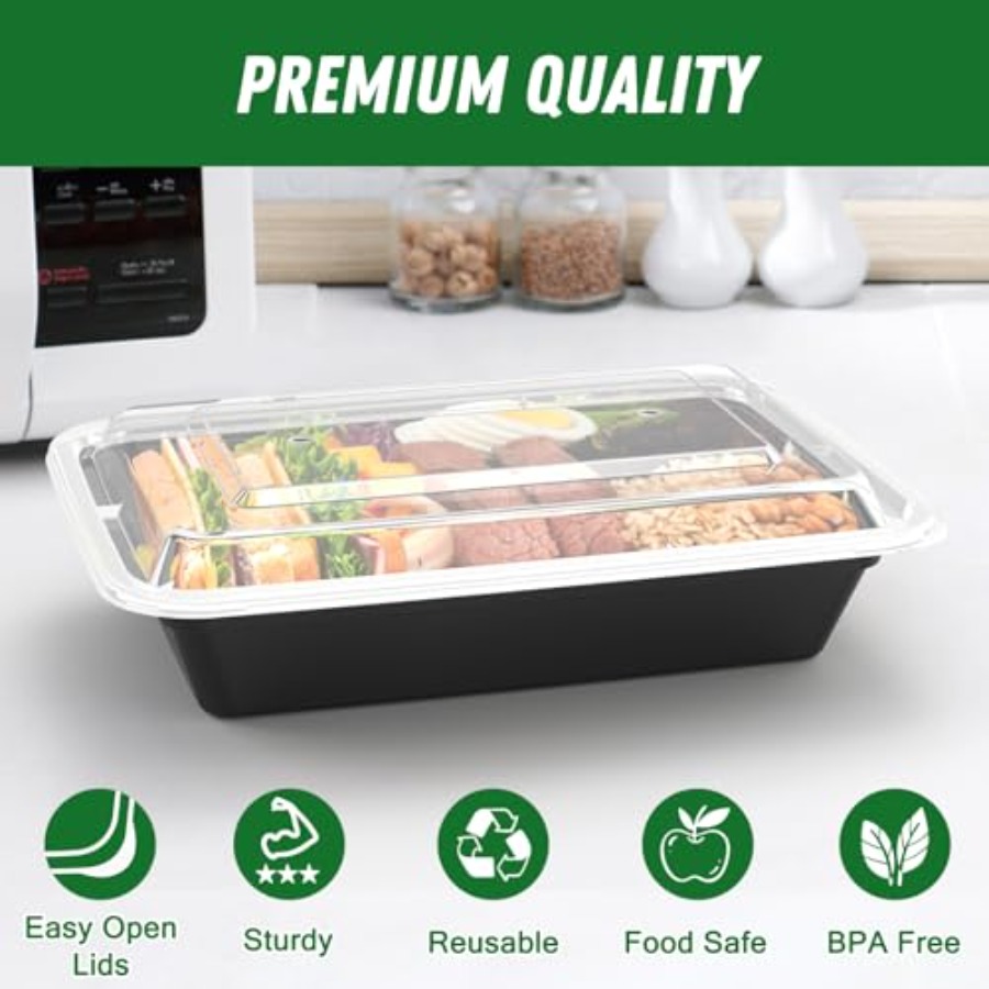 50 Pack 100-Piece 32 oz Meal P - Meal Prep Easy avis et prix