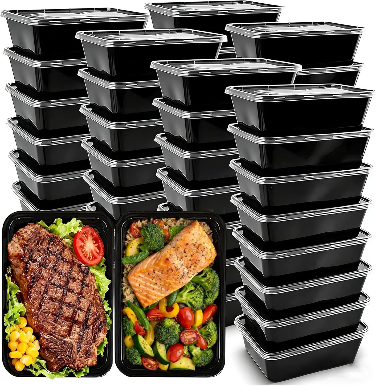 50-Pack Meal Prep Containers,  - Meal Prep Healthy Lunch avis et prix