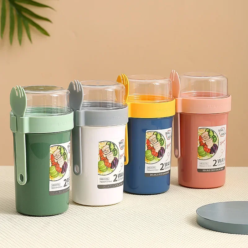 Portable Salad Cups Container  - Meal Prep Recipes avis et prix