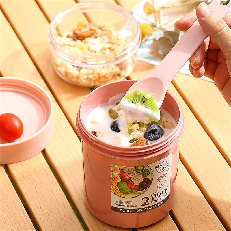 Portable Salad Cups Container  - Meal Prep Recipes avis et prix