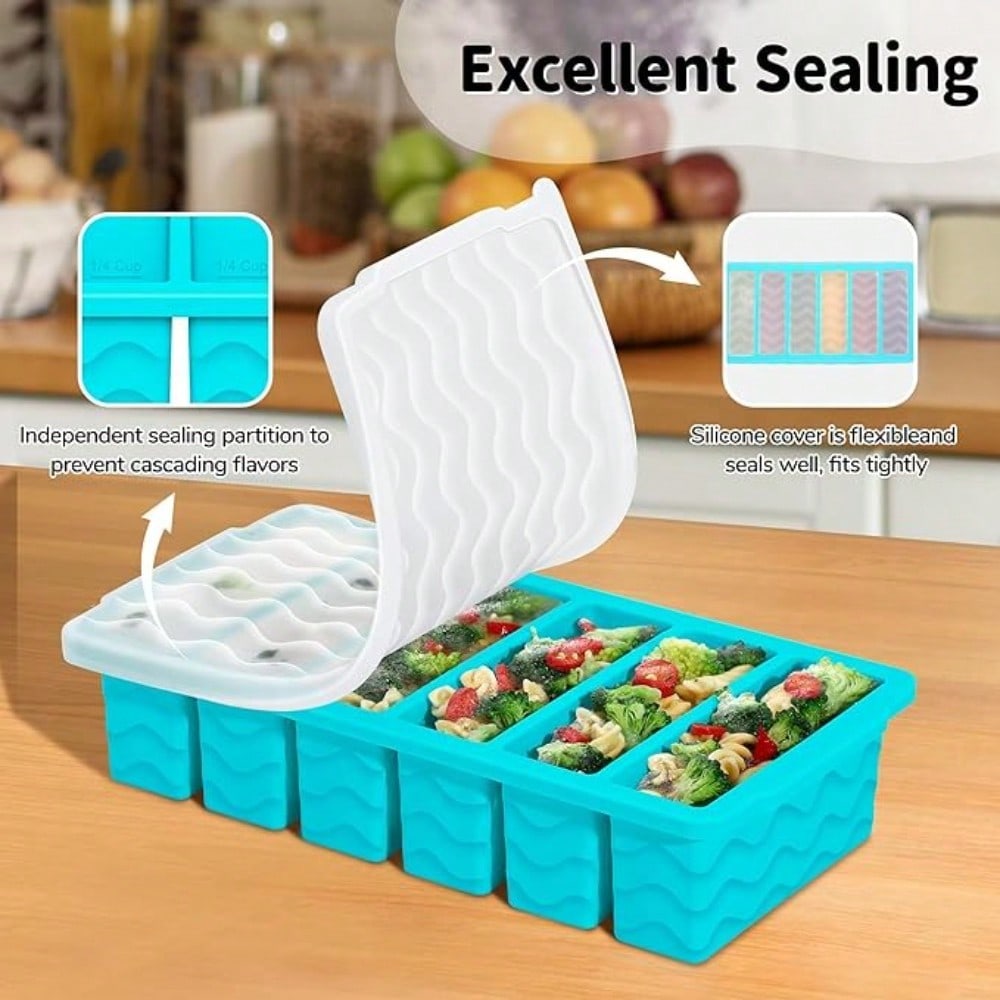 3-Pack Silicone Freezer Trays  - Meal Prep Easy avis et prix