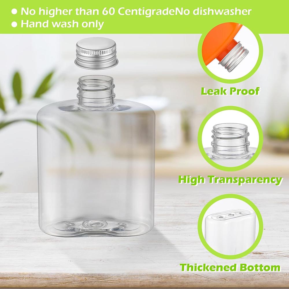 12 Pack Plastic Bottles with C - Meal Prep Juice Bottles avis et prix
