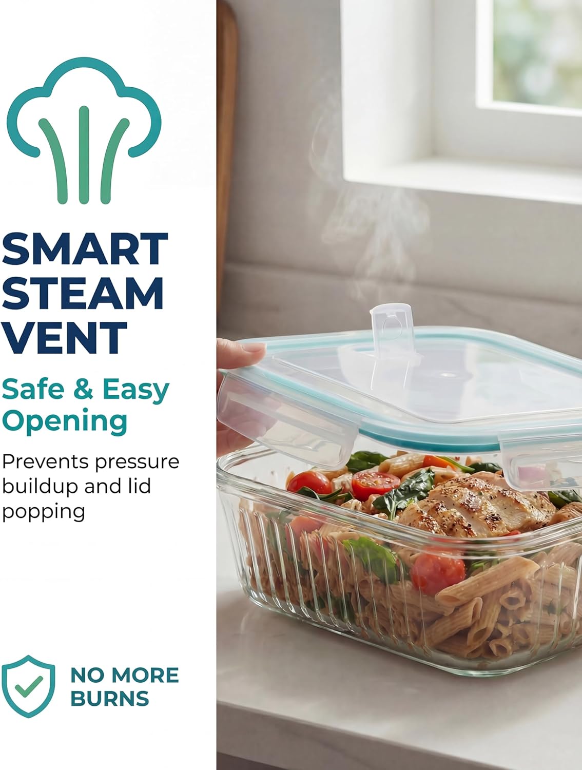 5-Packs, 36 Oz Glass Meal Prep - Meal Prep Container avis et prix