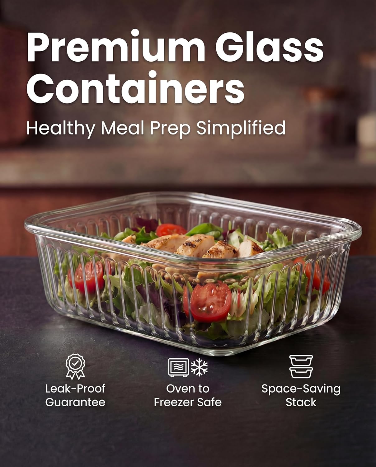 5-Packs, 36 Oz Glass Meal Prep - Meal Prep Container avis et prix